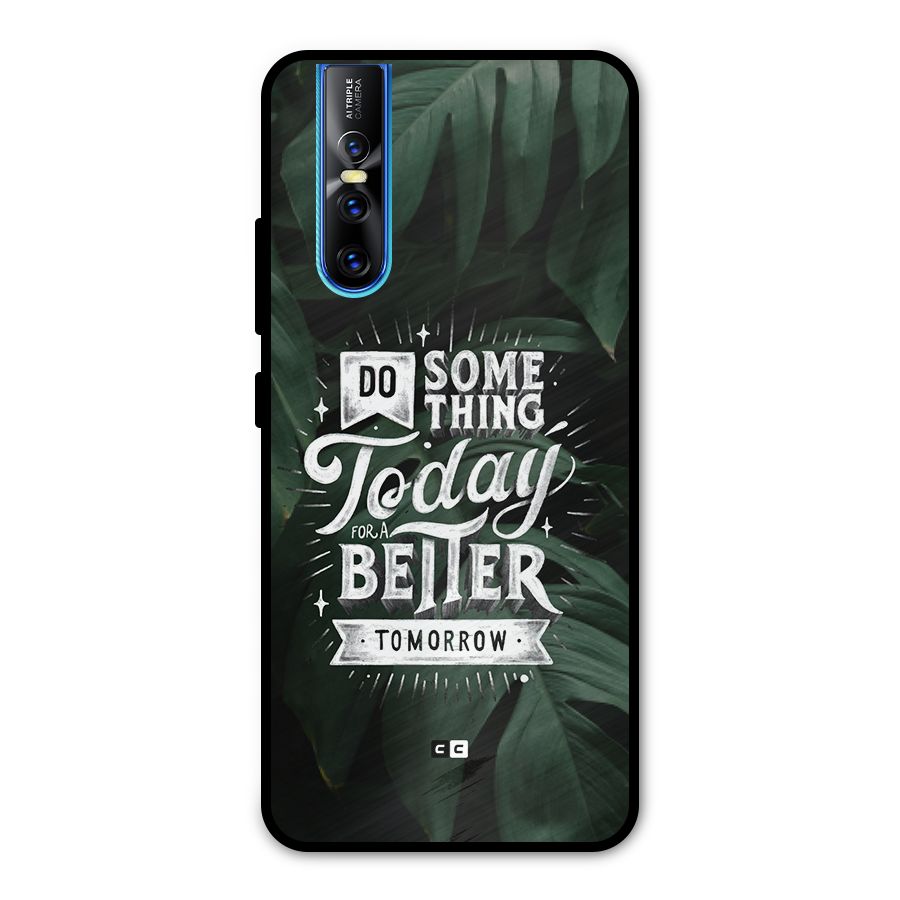 Do Something Metal Back Case for Vivo V15 Pro