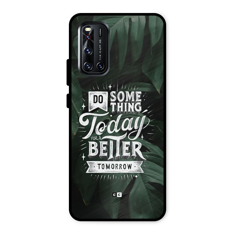 Do Something Metal Back Case for Vivo V19