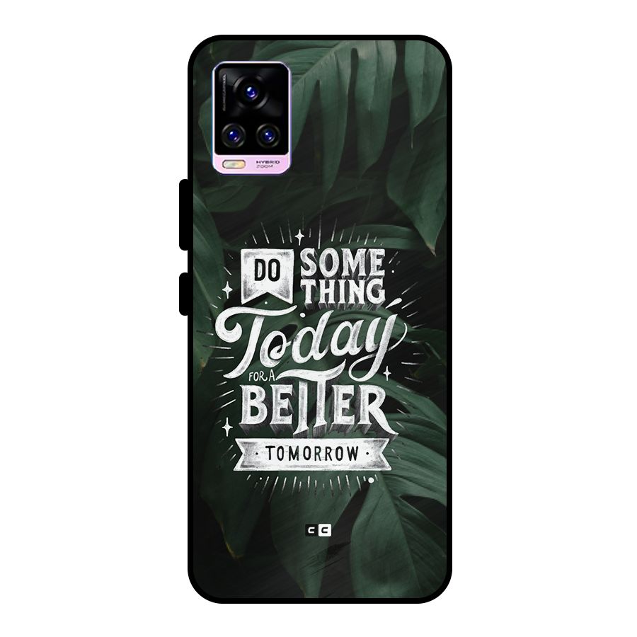 Do Something Metal Back Case for Vivo V20 Pro
