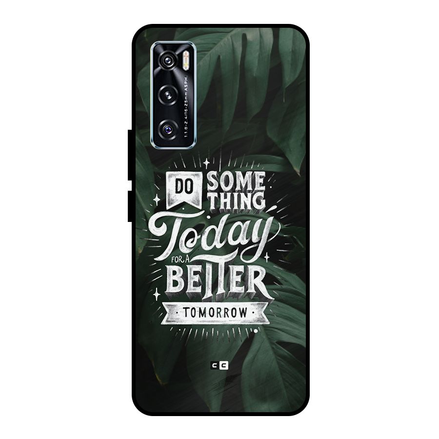 Do Something Metal Back Case for Vivo V20 SE