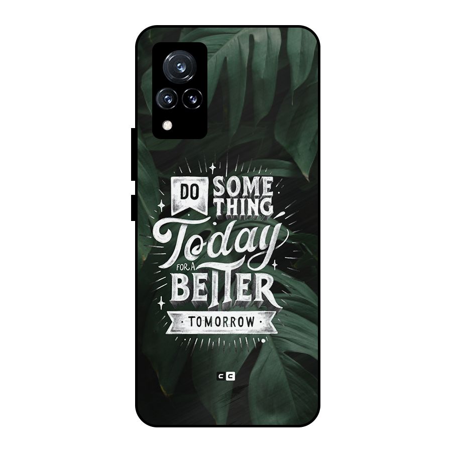 Do Something Metal Back Case for Vivo V21 5G