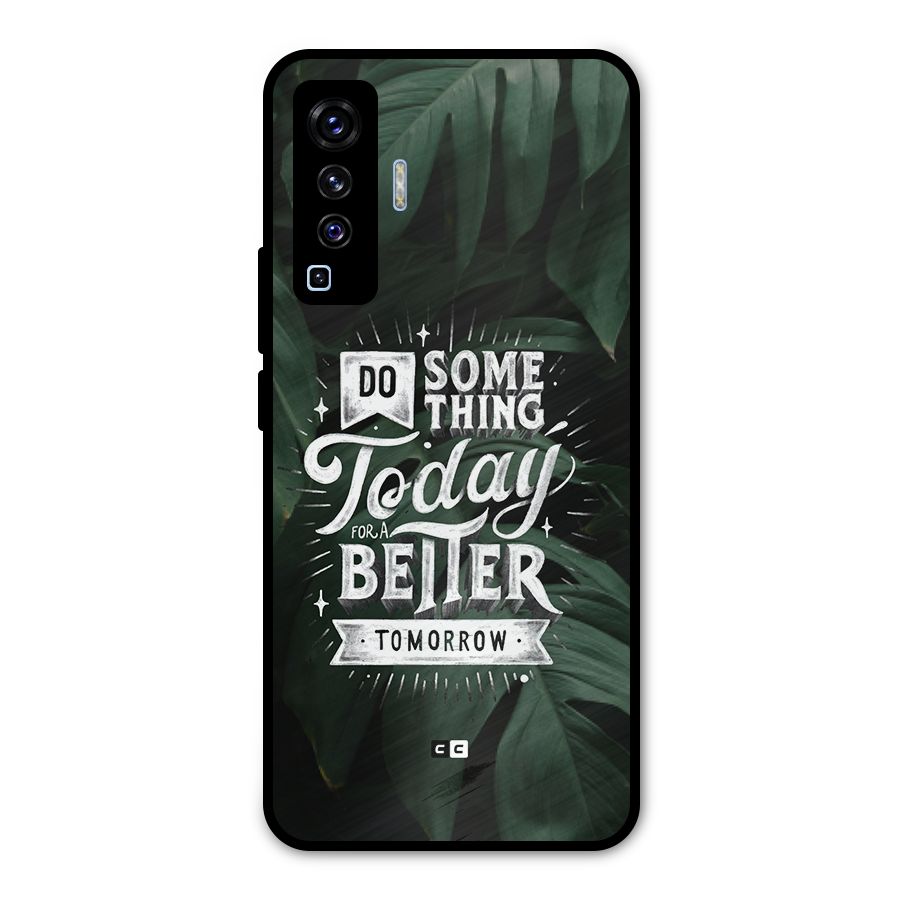 Do Something Metal Back Case for Vivo X50