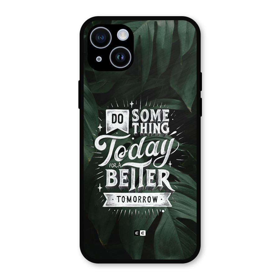 Do Something Metal Back Case for iPhone 14