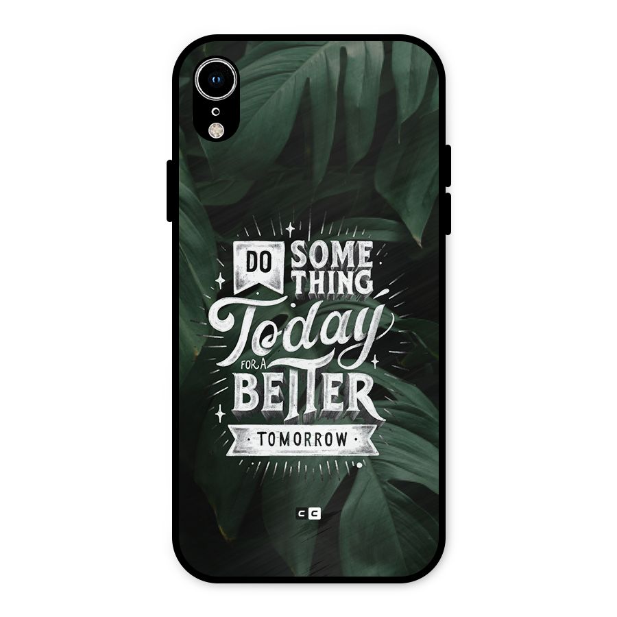 Do Something Metal Back Case for iPhone XR