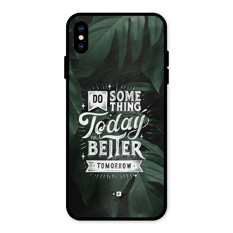Do Something Metal Back Case for iPhone XS Max