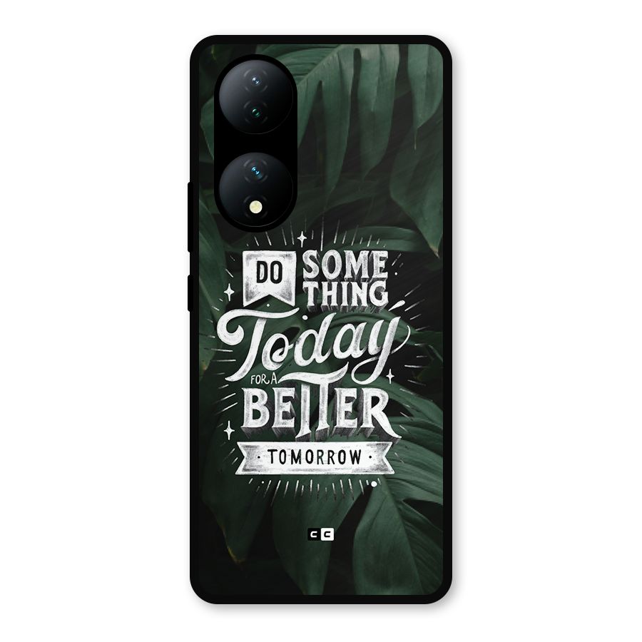 Do Something Metal Back Case for iQOO Z7s