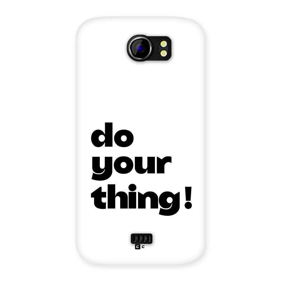 Do Your Thing Back Case for Canvas 2 A110