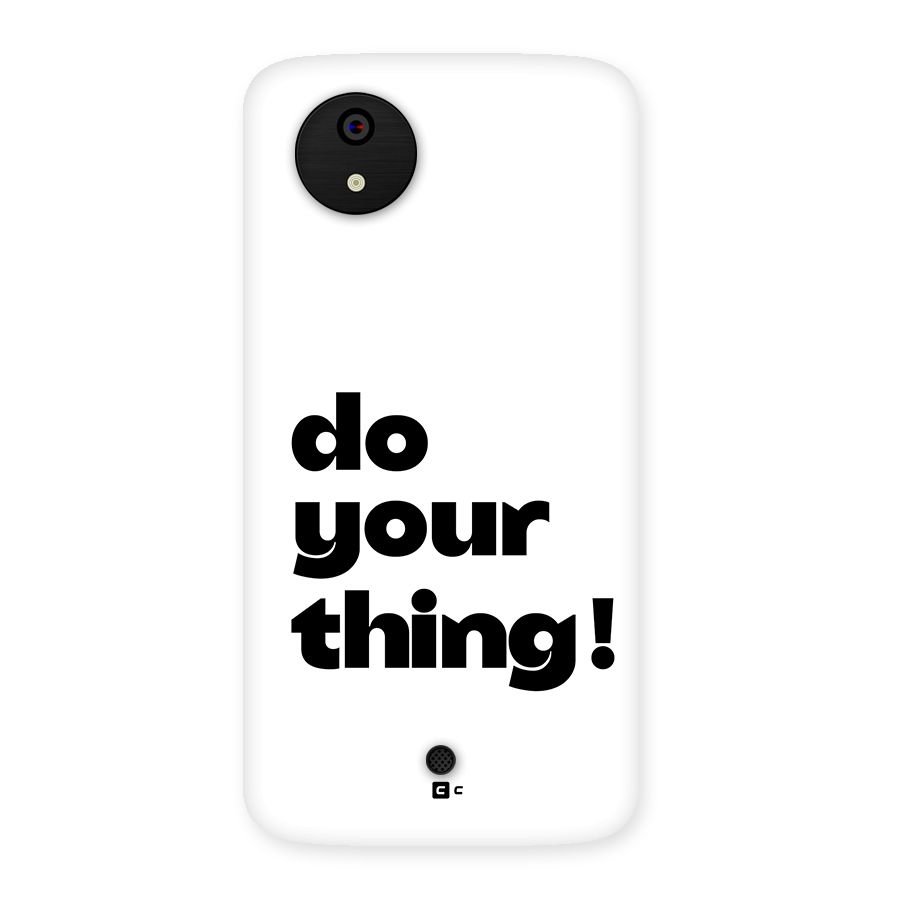 Do Your Thing Back Case for Canvas A1  AQ4501