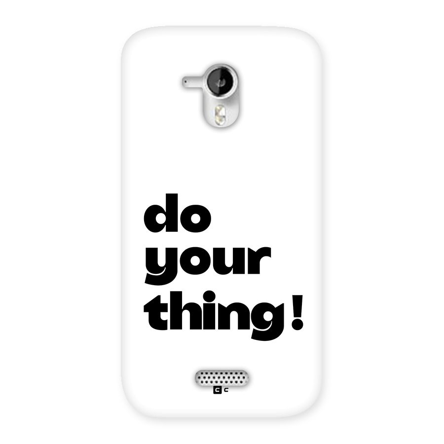 Do Your Thing Back Case for Canvas HD A116