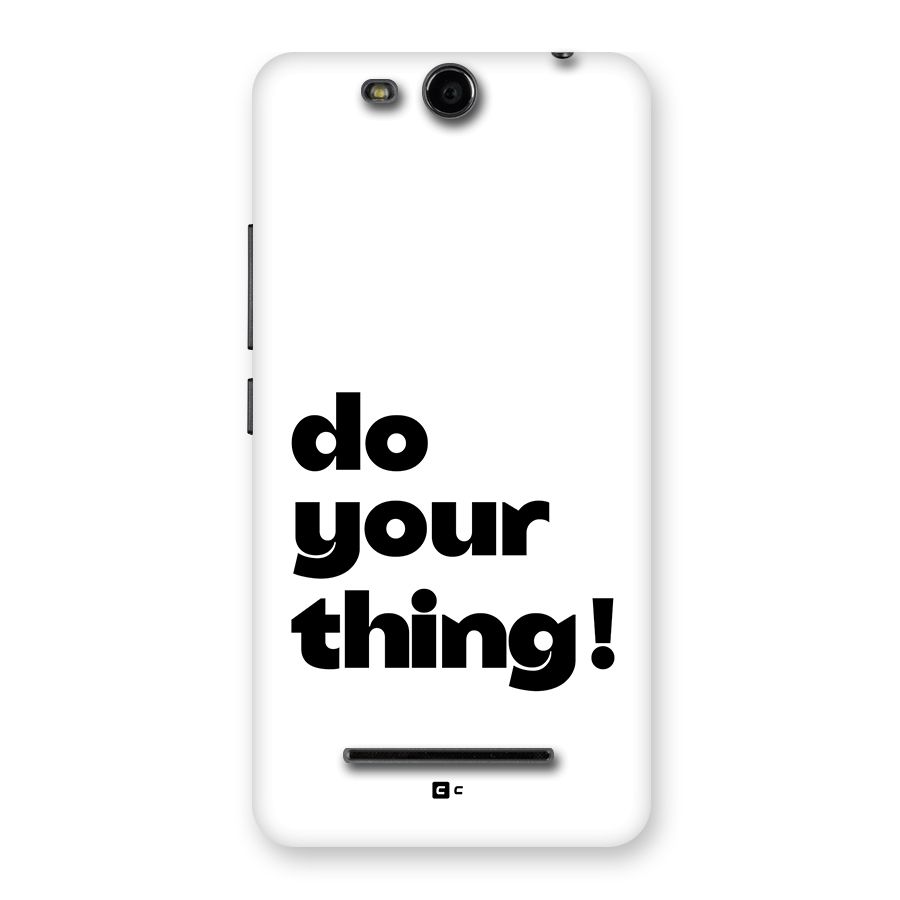 Do Your Thing Back Case for Canvas Juice 3 Q392