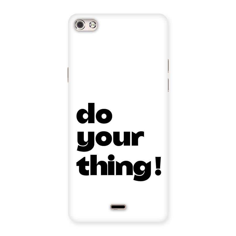 Do Your Thing Back Case for Canvas Silver 5
