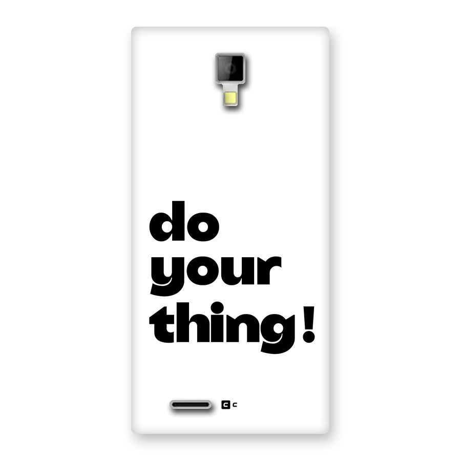 Do Your Thing Back Case for Canvas Xpress A99