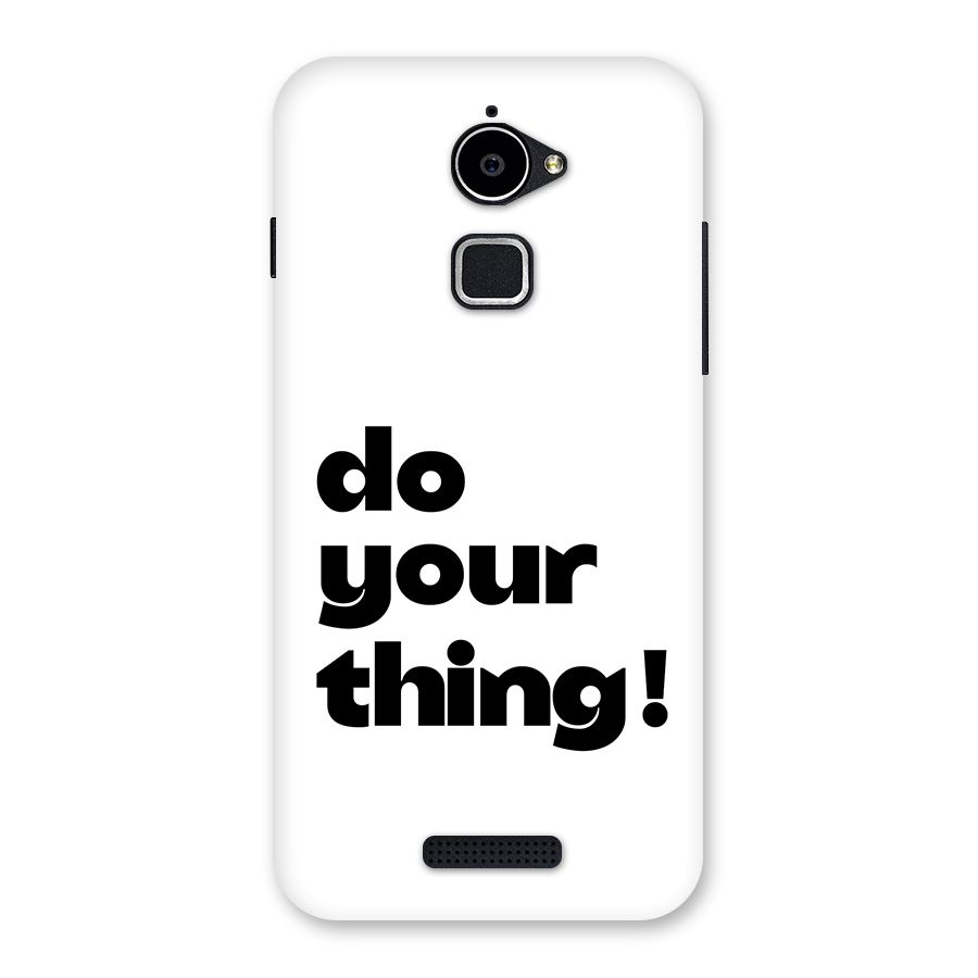 Do Your Thing Back Case for Coolpad Note 3 Lite
