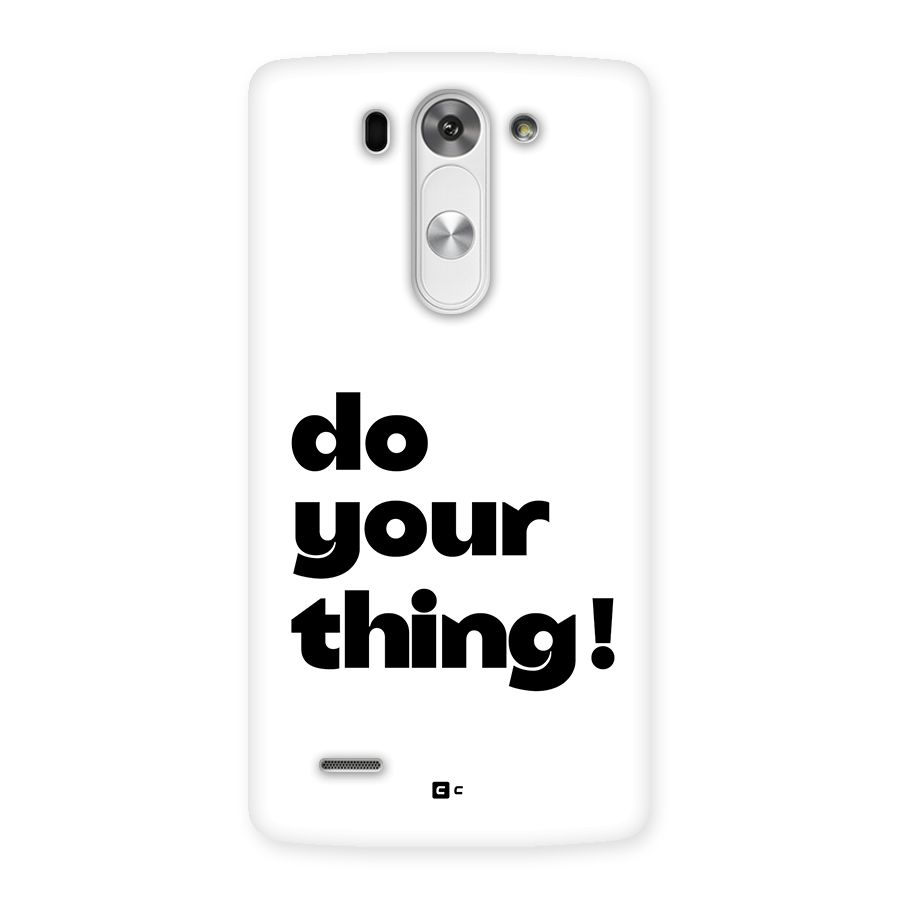 Do Your Thing Back Case for LG G3 Beat