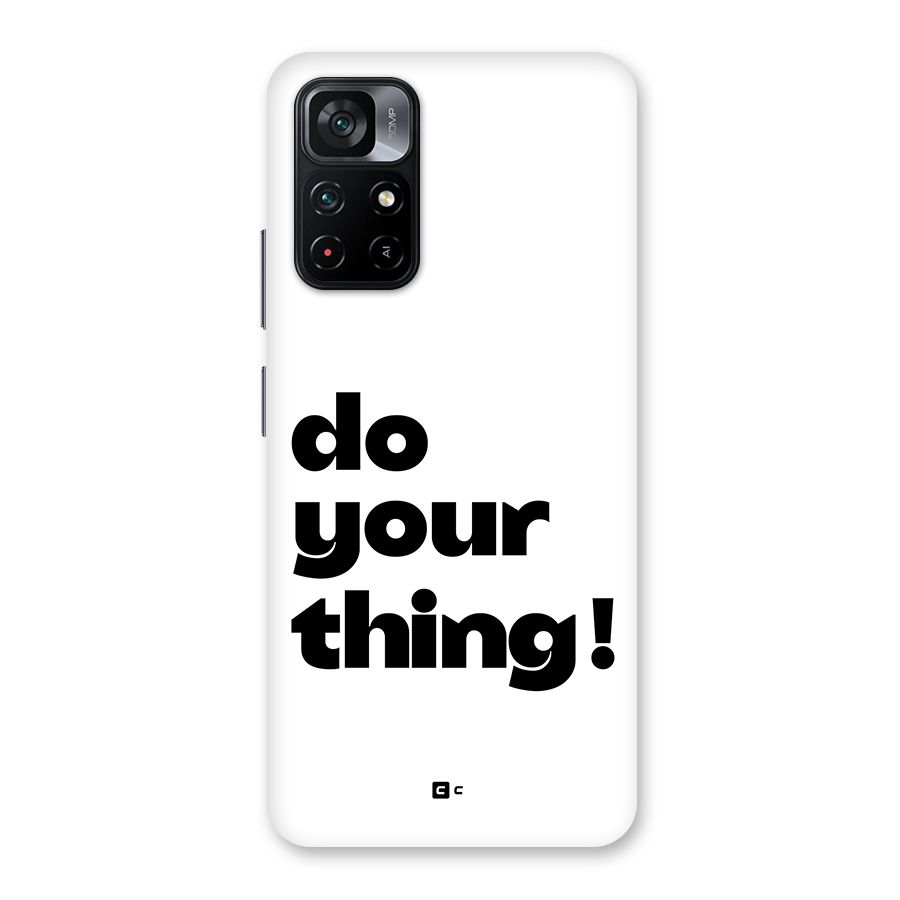 Do Your Thing Back Case for Poco M4 Pro 5G