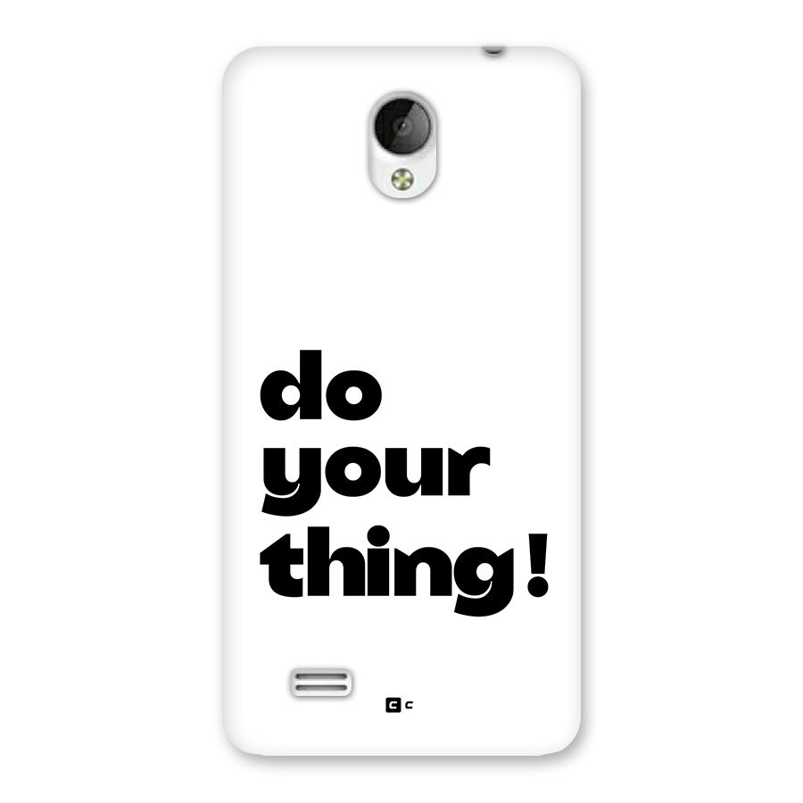 Do Your Thing Back Case for Vivo Y21