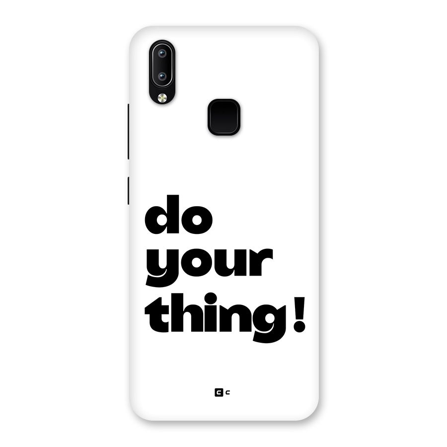 Do Your Thing Back Case for Vivo Y95
