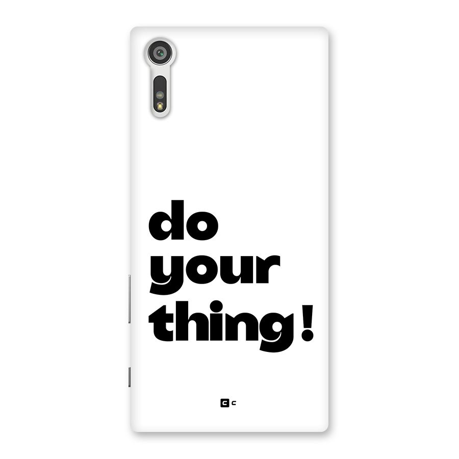 Do Your Thing Back Case for Xperia XZ