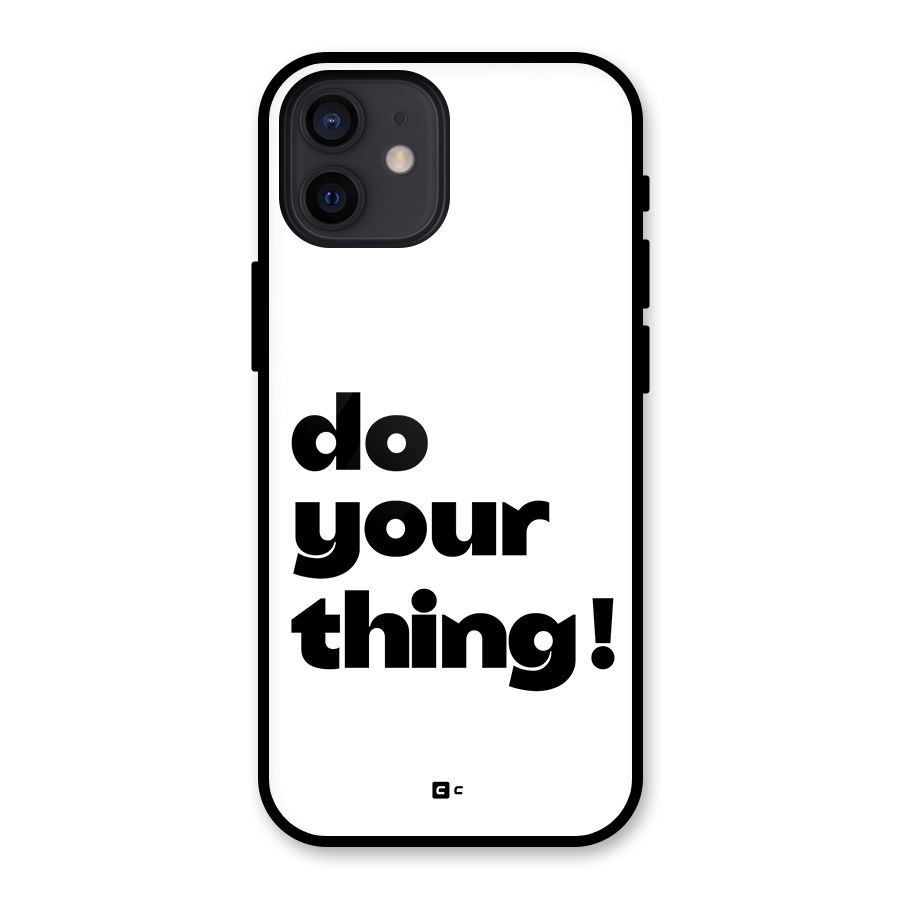 Do Your Thing Back Case for iPhone 12