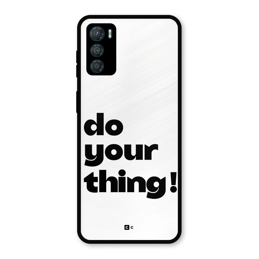 Do Your Thing Metal Back Case for Moto G42