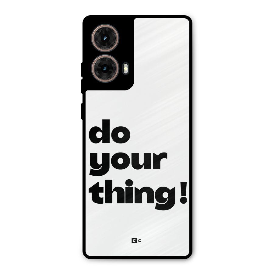 Do Your Thing Metal Back Case for Moto G85