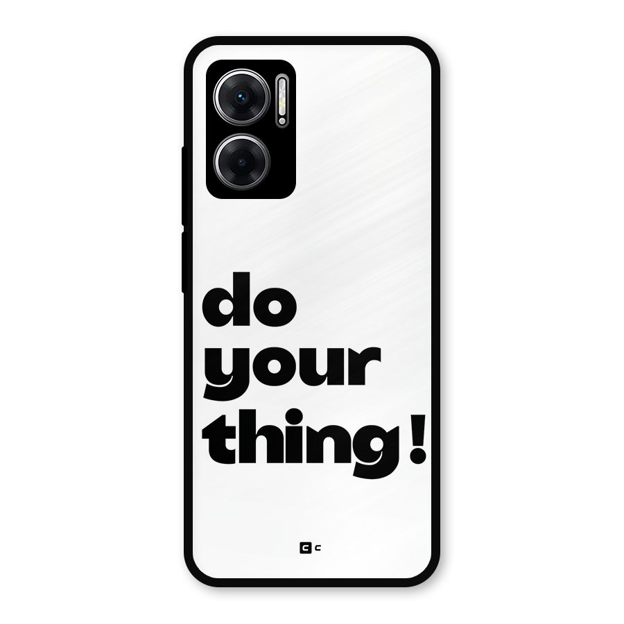 Do Your Thing Metal Back Case for Redmi 11 Prime 5G