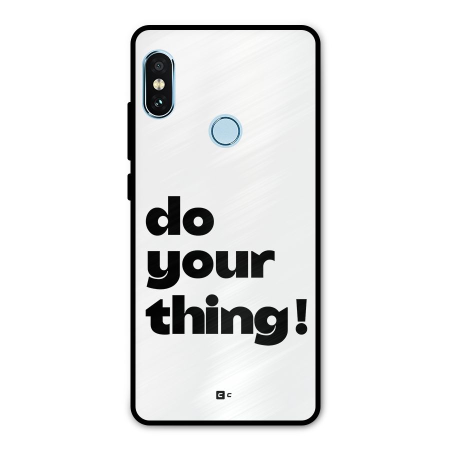 Do Your Thing Metal Back Case for Redmi Note 5 Pro