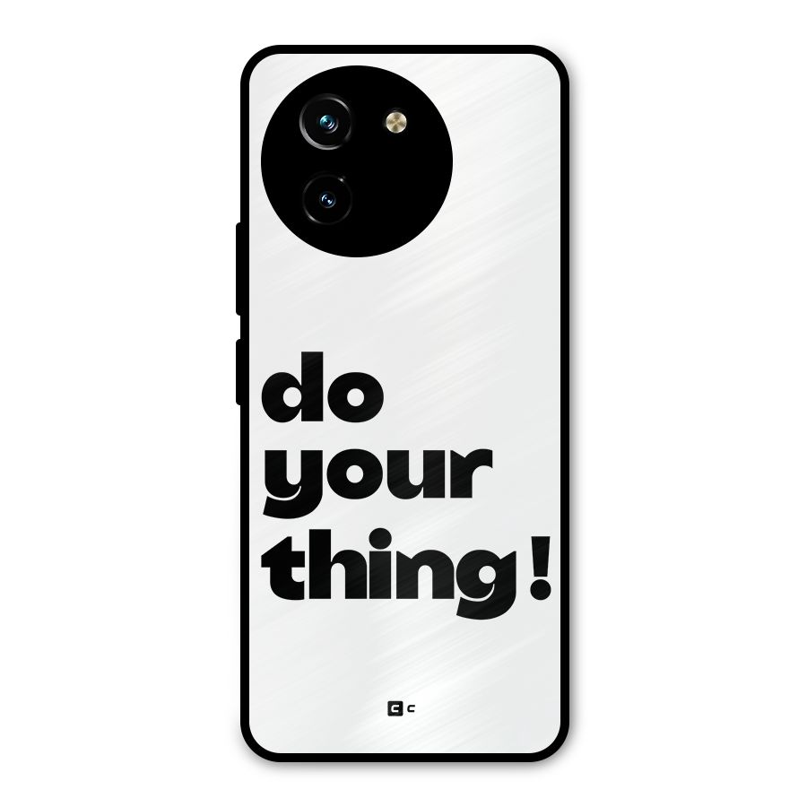 Do Your Thing Metal Back Case for Vivo Y200i
