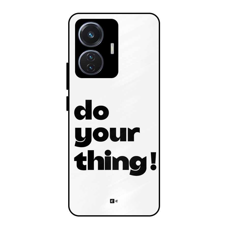 Do Your Thing Metal Back Case for iQOO Z6 44W