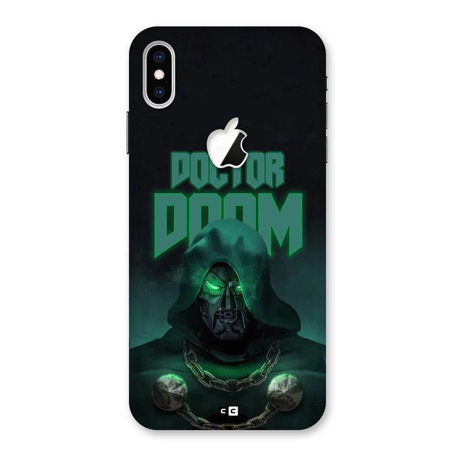 Doctor Doom Back Case for iPhone XS Max Apple Cut