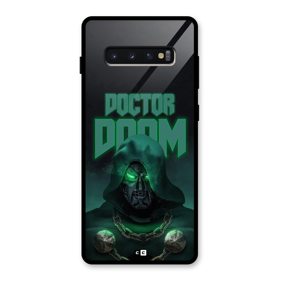 Doctor Doom Glass Back Case for Galaxy S10 Plus