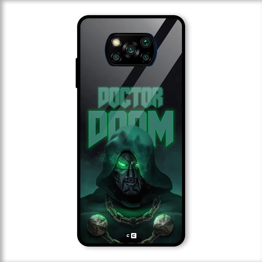 Doctor Doom Glass Back Case for Poco X3