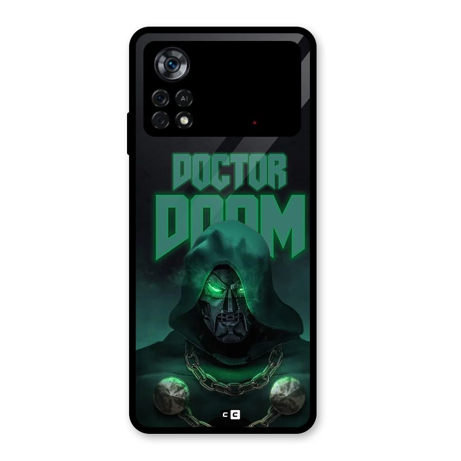 Doctor Doom Glass Back Case for Poco X4 Pro 5G