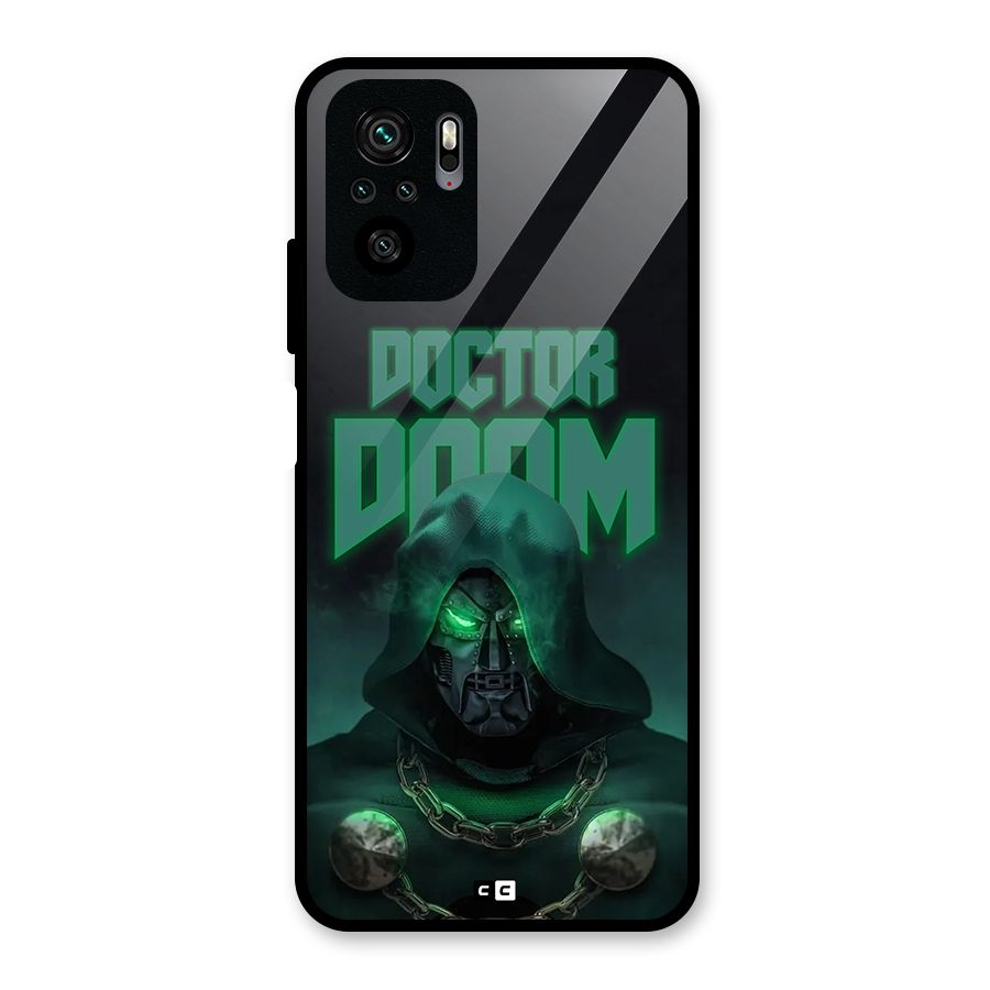 Doctor Doom Glass Back Case for Redmi Note 10S