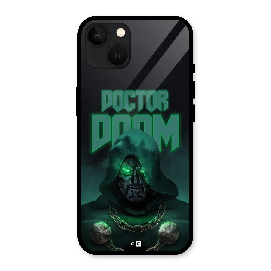 Doctor Doom Glass Back Case for iPhone 13