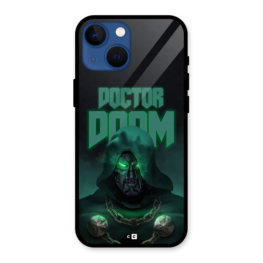 Doctor Doom Glass Back Case for iPhone 13 Mini