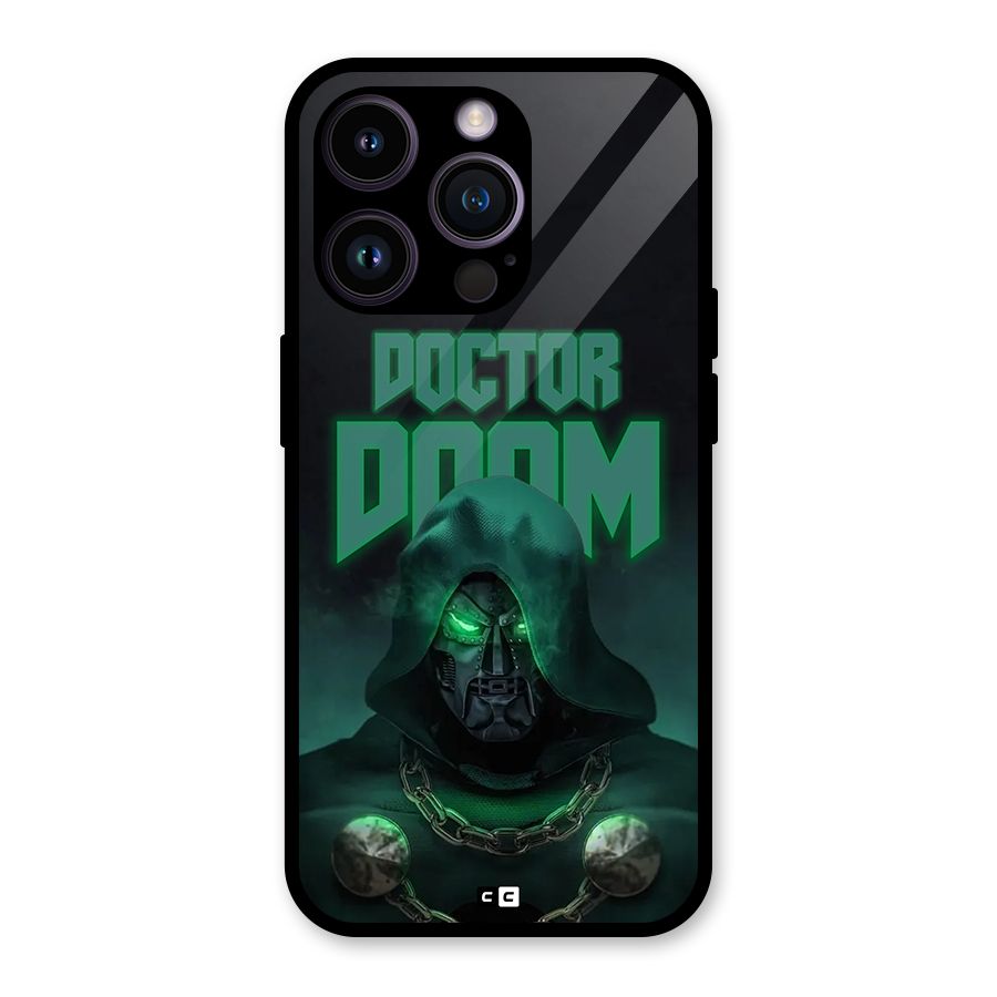 Doctor Doom Glass Back Case for iPhone 14 Pro