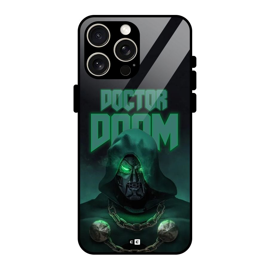 Doctor Doom Glass Back Case for iPhone 15 Pro Max