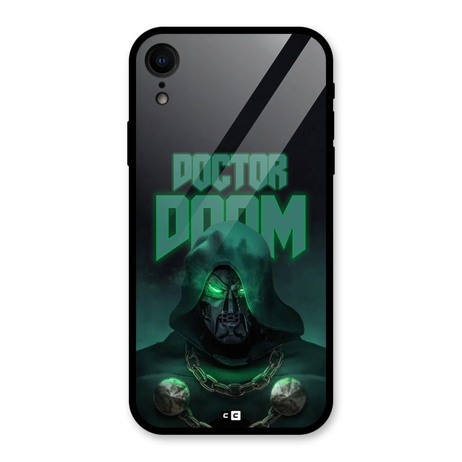 Doctor Doom Glass Back Case for iPhone XR
