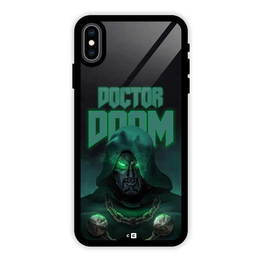 Doctor Doom Glass Back Case for iPhone XS Max