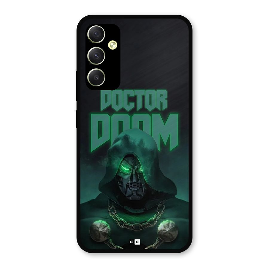 Doctor Doom Metal Back Case for Galaxy A34