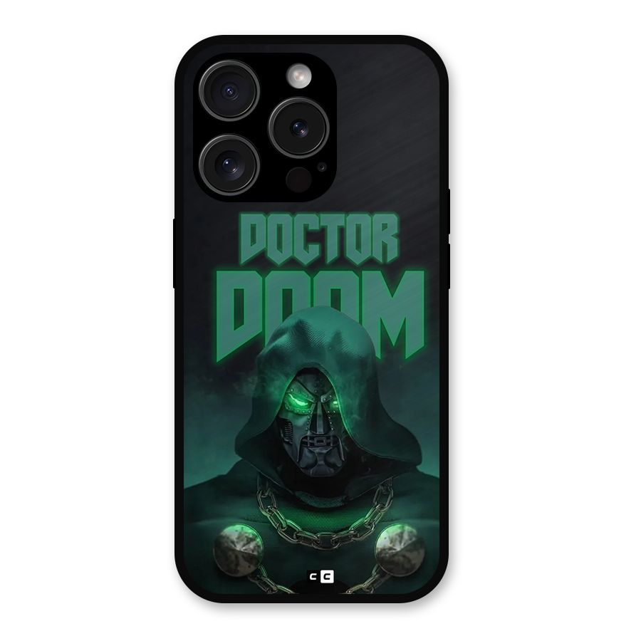 Doctor Doom Metal Back Case for iPhone 15 Pro