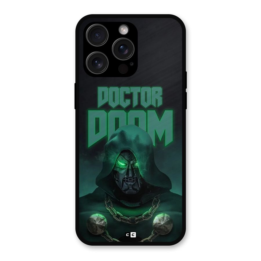 Doctor Doom Metal Back Case for iPhone 15 Pro Max