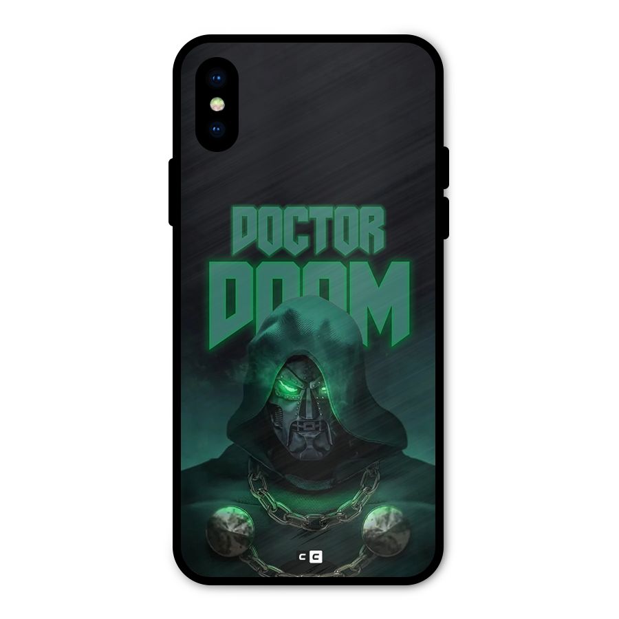 Doctor Doom Metal Back Case for iPhone X