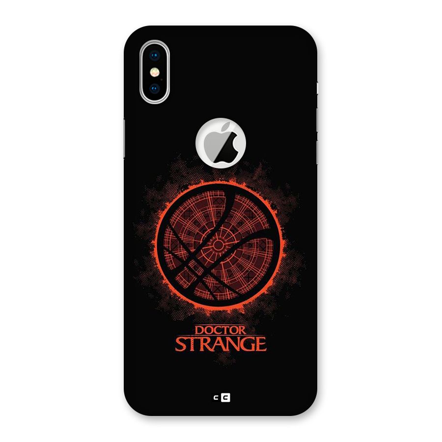 Doctor Strange Back Case for iPhone X Logo Cut