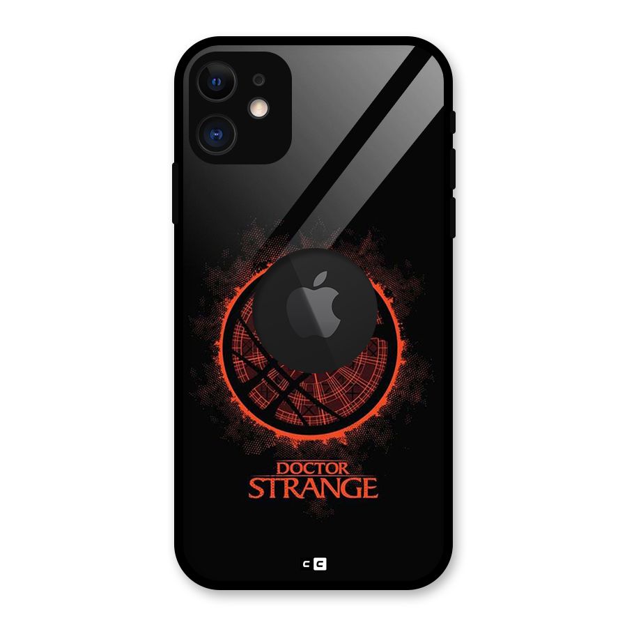 Doctor Strange Glass Back Case for iPhone 11 Logo Cut