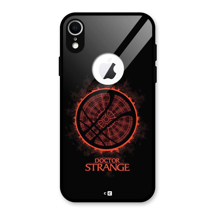Doctor Strange Glass Back Case for iPhone XR Logo Cut