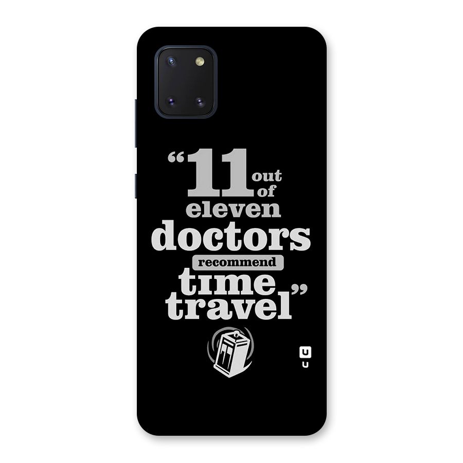 Doctors Recommend Time Travel Back Case for Galaxy Note 10 Lite