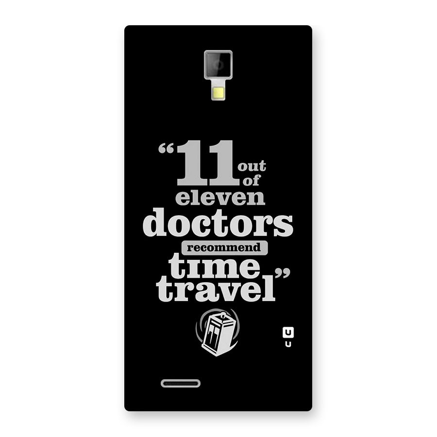 Doctors Recommend Time Travel Back Case for Micromax Canvas Xpress A99