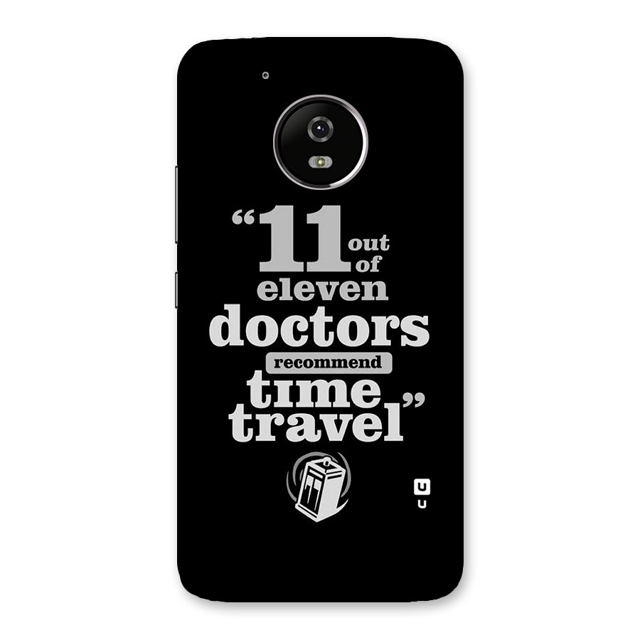 Doctors Recommend Time Travel Back Case for Moto G5